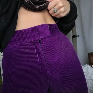 Purple Corduroy Pants